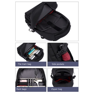 Mochila portátil de gran tamaño de negocios mochila de viaje es adecuado para portátiles menores de 17,3 pulgadas (6)