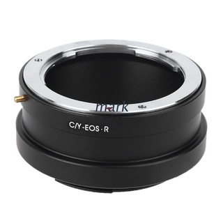 mar. adaptador de lente manual cy-eos r para lente contax yashica c/y cy a -canon rf cámara de montaje como -canon eos r