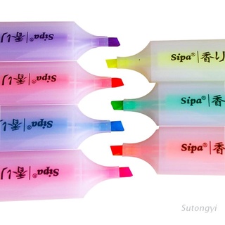 sut rotulador de color inclinado de 7 colores/marcador/marcador/marcador líquido