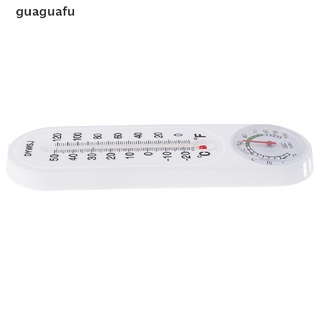 guaguafu termómetro analógico montado en la pared para el hogar higrómetro monitor de humedad medidor mx