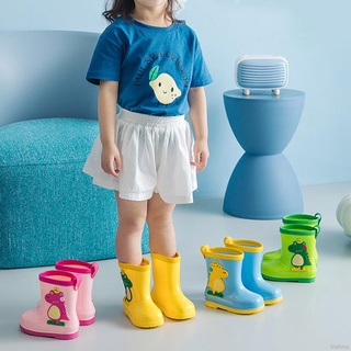 Los niños de verano nuevas botas de lluvia de dibujos animados dinosaurio zapatos de los niños niños y niñas botas de lluvia