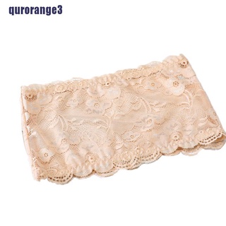 qurorange3 Women Lace Tube Top Sexy Brassiere Lace Bra Wrapped Chest Strapless Crop Tops WQFC