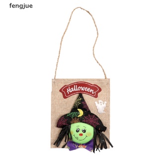 fengjue - bolsas de halloween, regalo de fiesta, bolsas de caramelo de calabaza con asas, reutilizables, mx