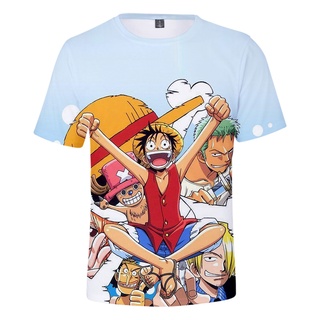 Una Pieza 2022 Camiseta T Hit Hop Anime Tee Homme Ropa Japonesa