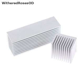 [WitheredRosesOD] 1Pc Aluminum Heatsink 40/100MM Cooling Pad LED IC Chip Cooler Radiator Heat Sink Hot Sale (2)