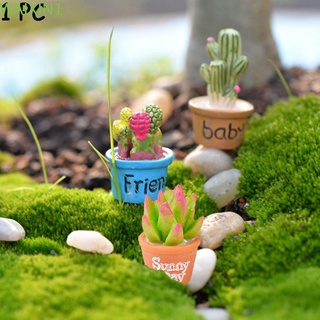 GUSTOS Mini Figurines suculentas|DIY Fábrica de resina Cactus bonsais Micropaisaje Manualidades Jardin de hadas Lindo Dollhouse adornos Inicio Decoracion Flor miniatura (1)