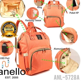 (Code F4629) Anelo Baby Gear Bag Anello mochila Original estudiante mochila bolsa