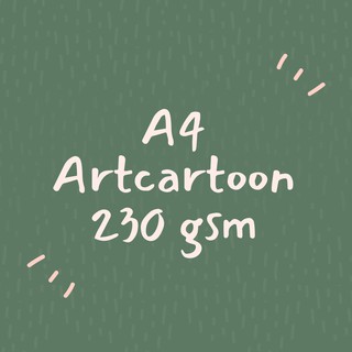 (A4 ARTCARTOON 230) impresión de cartón personalizado 230 g/m2