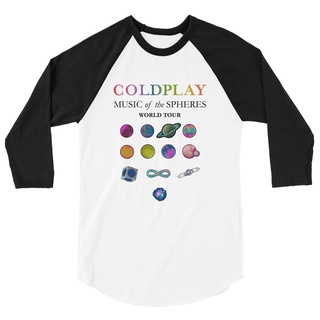Playera Raglan 3/4 Coldplay Music Of The Spheres Tour