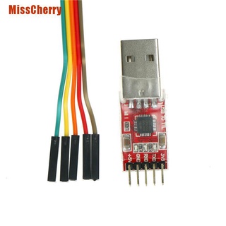 [MissCherry] 1 unidad CP2102 módulo USB a TTL Serial Converter UART STC descargar 5pcs Cable