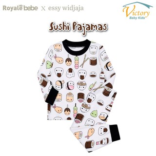 Royale Bebe x Essy Widjaja - pijamas de manga larga para bebé (pijamas de Sushi)