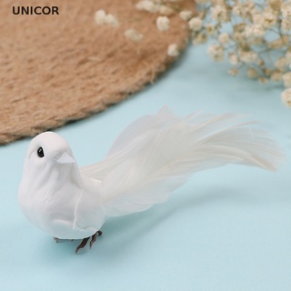 [Unicornio] 1PCS mini Juguetes Decorativos De Espuma artificial Pluma Aves Artesanía pro