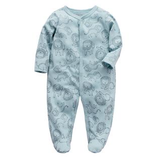 ropa de bebé niñas recién nacido mameluco de pie pijama de algodón (6)