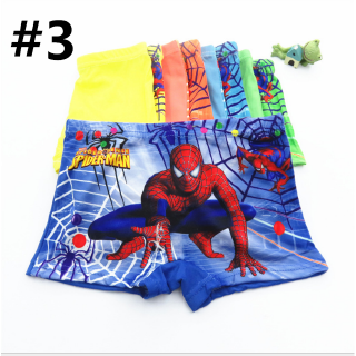 ropa interior niños niños moda dibujos animados pantalones cortos spiderman (4)