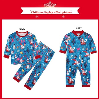 Nuevo pijamas de la familia Casual ropa traje mamá y yo navidad coincidencia pijamas conjunto de ropa de dormir de la familia conjunto de ropa de navidad (4)