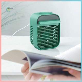 prometion portátil aire acondicionado ventilador mini ventilador de refrigeración evaporativo humidificador silencio escritorio mesa enfriador de aire para el hogar coche oficina