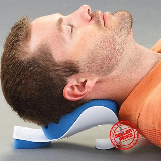 2021 New Neck And Shoulder Relaxer Pillow Pain Relief Supporter Cervical Alignment Spine W0O5