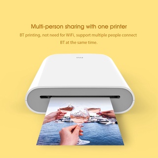 AR impresora 400dpi portátil de viaje Mini foto foto DIY compartir 500mAh imagen Mini impresora de bolsillo con Cable USB (9)