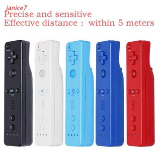 janice7 control remoto inalámbrico controlador sensible a movimiento para consola wii u wiimote