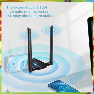 {ex} stock con dos antenas repetidor wifi 300mbps usb de alta velocidad wifi alcance extensor a prueba de golpes para el hogar