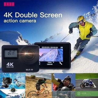 [WYL] 4K 1080P HD 2" Dual pantalla deporte cámara de acción DV WiFi impermeable As Go Pro UK (5)