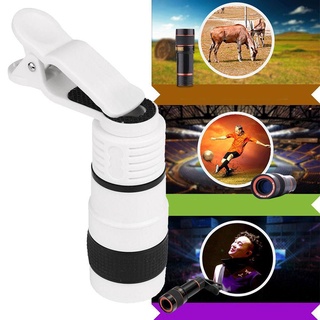 12x zoom óptico lente telescopio telefoto clip encendido para celular móvil cámara d0s3 (1)