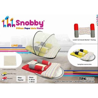 Snobby TPK1692 Dacron juego de colchones + línea de mosquitera serie