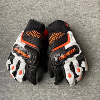guantes rline.mx dennis, guantes de cuero de fondo para motocicleta, guantes cortos de carreras domésticas