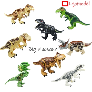 Simulación DIY Gran Dinosaurio Modelo Tyrannosaurus Regalo Bloques De Construcción Juguetes Para Niños lego Jurassic World Dragon