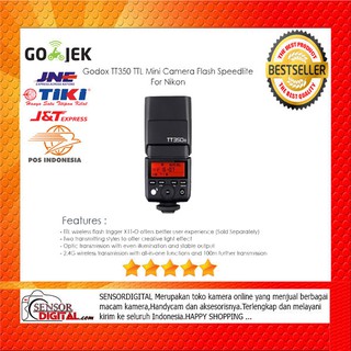 Godox TT350 TT-350 Nikon TTL Mini cámara Flash Speedlite