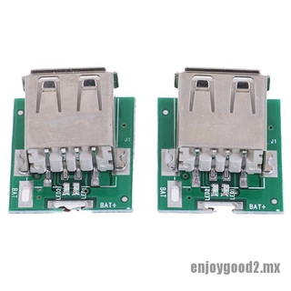 \enjoy\ 2Pcs Micro USB 5V Li-ion 18650 Battery Charger Module Board DIY Power Bank