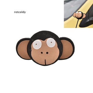 [retc] 1 pza linda antena de mono ojos grandes para decoración eva para coche m2