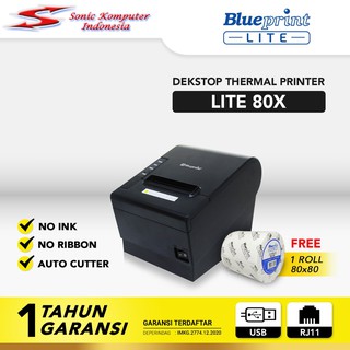 Impresora de escritorio térmica BLUEPRINT BP Lite80X USB RJ11 LITE 80X