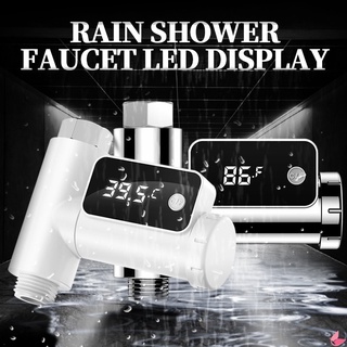 [mangoo] Grifo de ducha de lluvia Led pantalla medidor de temperatura de agua bebé ducha Monitor de temperatura de agua