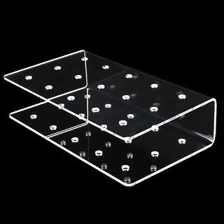 [treewaterever] soporte rectangular para tartas diy transparente de 15 agujeros soporte para tartas mx