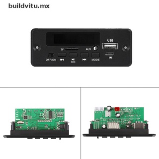 【buildvitu】 Bluetooth MP3 Player Decoder Board Amplifier Module Support TF USB AUX Recorders [MX]
