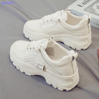 Zapatos de papá Das Mulheres Primavera 2021 Hot Style Sports E Lazer Sapatos blancos Das Mulheres Sapatos Selvagens 2020 Nova Ins Maré