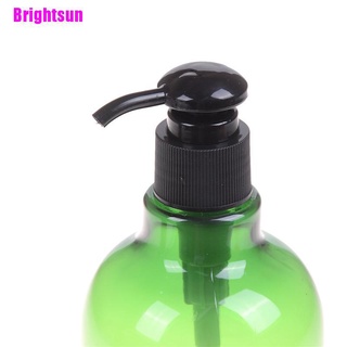 [Brightsun] Dispensador de líquido de plástico 500 ml bomba de mano dispensador de champú botellas (7)