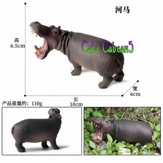 Figura Animal de hipopótamo fauna Animal animales modelo juguete