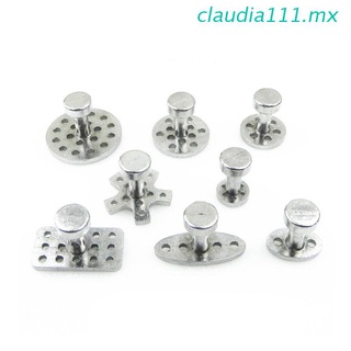 claudia111 8 Size with 8pcs Auto PDR Tool Kit Aluminum Glue Puller Tabs for Car Dent Paintless Repair Dent Removal Hand Tools Suction Cup