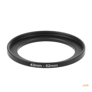 stab 43mm a 52mm metal step up anillos adaptador de lente filtro cámara herramienta accesorios nuevo