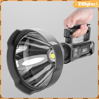 Super brillante LED portátil foco linterna reflector recargable 8000mAh larga duración Spot luz impermeable