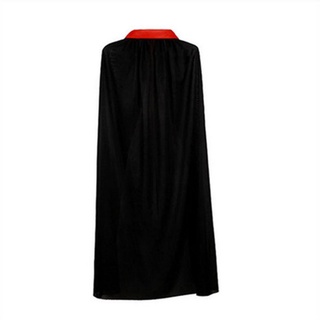 Halloween Cloak Wizard Witch Prince capa roja costura tela ligera