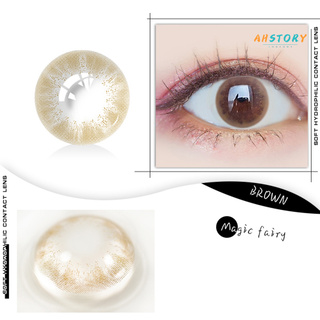 ahstory Round Big Eyes Cosmetic Contact Lenses Makeup 0 Degree Eyewear Party Cosplay (9)