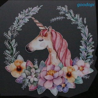goodo Clothes Patches Heat Transfer Stickers DIY Printing Iron On Appliques