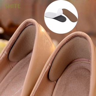 SHITE Hot Sale plantillas cómodas zapato talón almohadilla esponja almohadilla de talón protección pie Gel almohadilla alta tacón pegajoso plantillas de tela suave (1)
