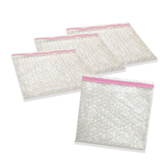 Bolsas de poli burbuja plastica 15x15 cms con solapa y cinta resellable para embalaje (4)