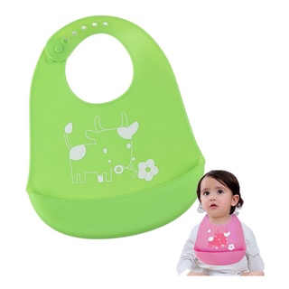 Babero de silicon impermeable para bebé lavable (1)