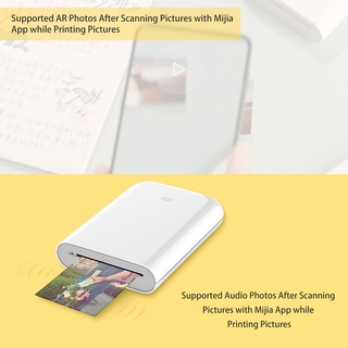 AR impresora 400dpi portátil de viaje Mini foto foto DIY compartir 500mAh imagen Mini impresora de bolsillo con Cable USB (2)