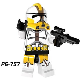 Lego Star Wars Bloques De Construcción Juguete Yoda Mandalorian Darth Vader Stormtrooper Muñeca Figura Niño Juguetes (4)